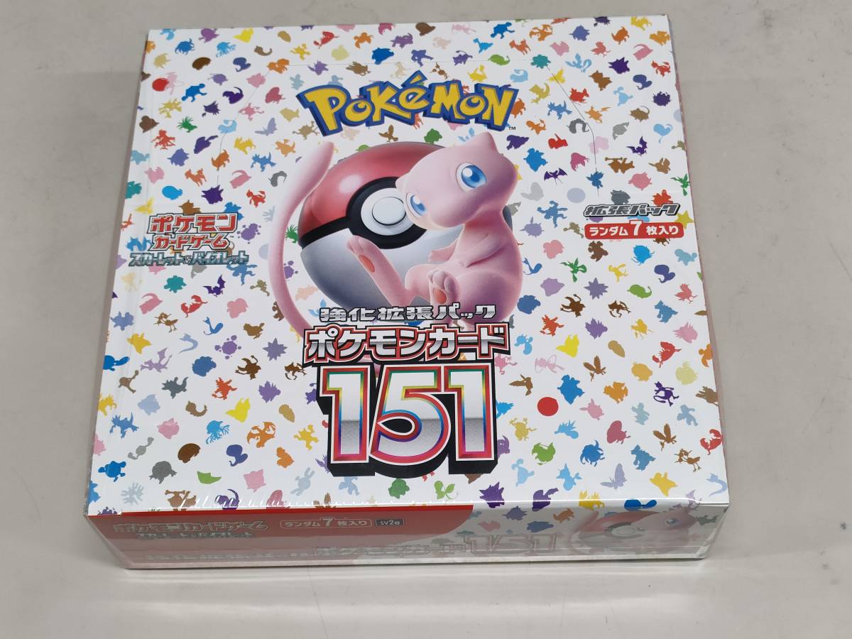 ポケモンカード151　1BOX　新品未開封シュリンク付　即決即発送！