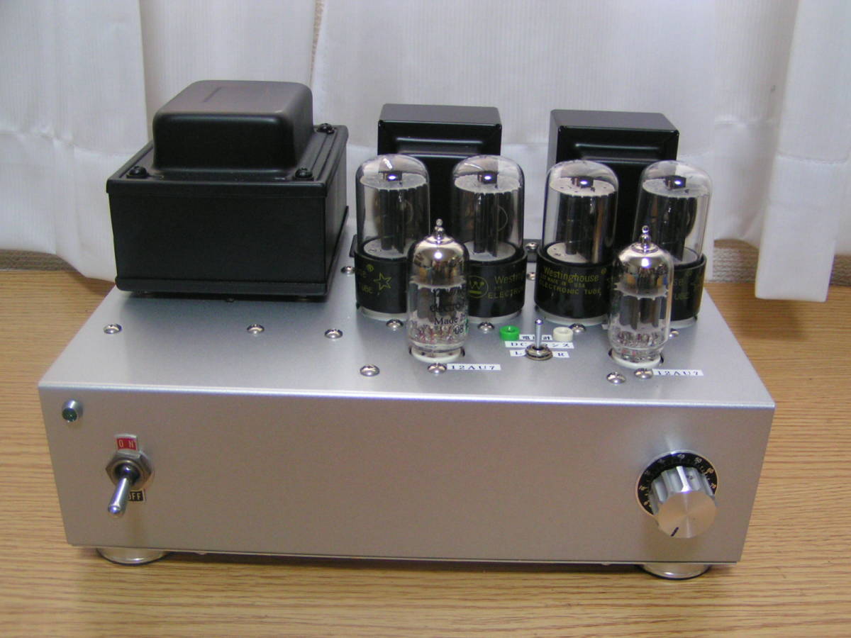 6AH4 全段差動 パワーアンプ　ペルケ式　