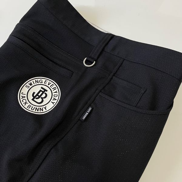 【Jack Bunny!! By PEARLY GATES】 ジャックバニー メンズ ストレッチパンツ BK ≪サイズ6≫