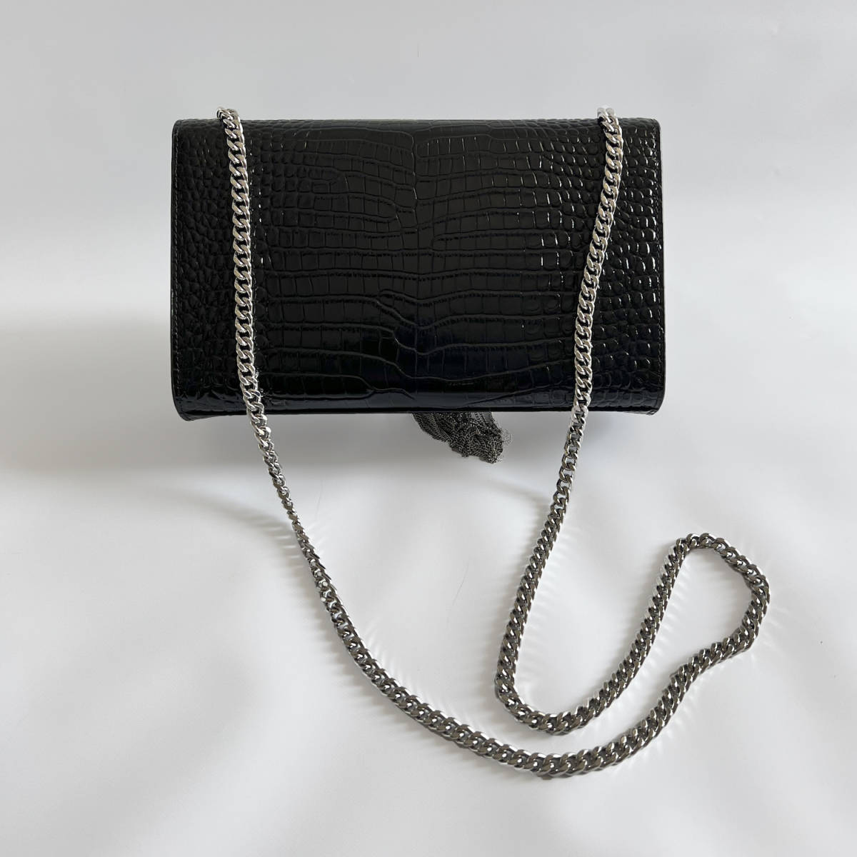 極美品 SAINT LAURENT PARIS サンローラン カサンドラ ミディアム 