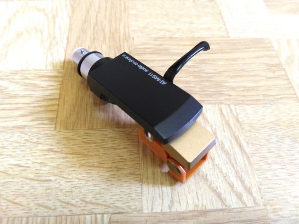 audio-technica 楕円針 AT120Ea + AT-MS11 動作品 VMカートリッジ +