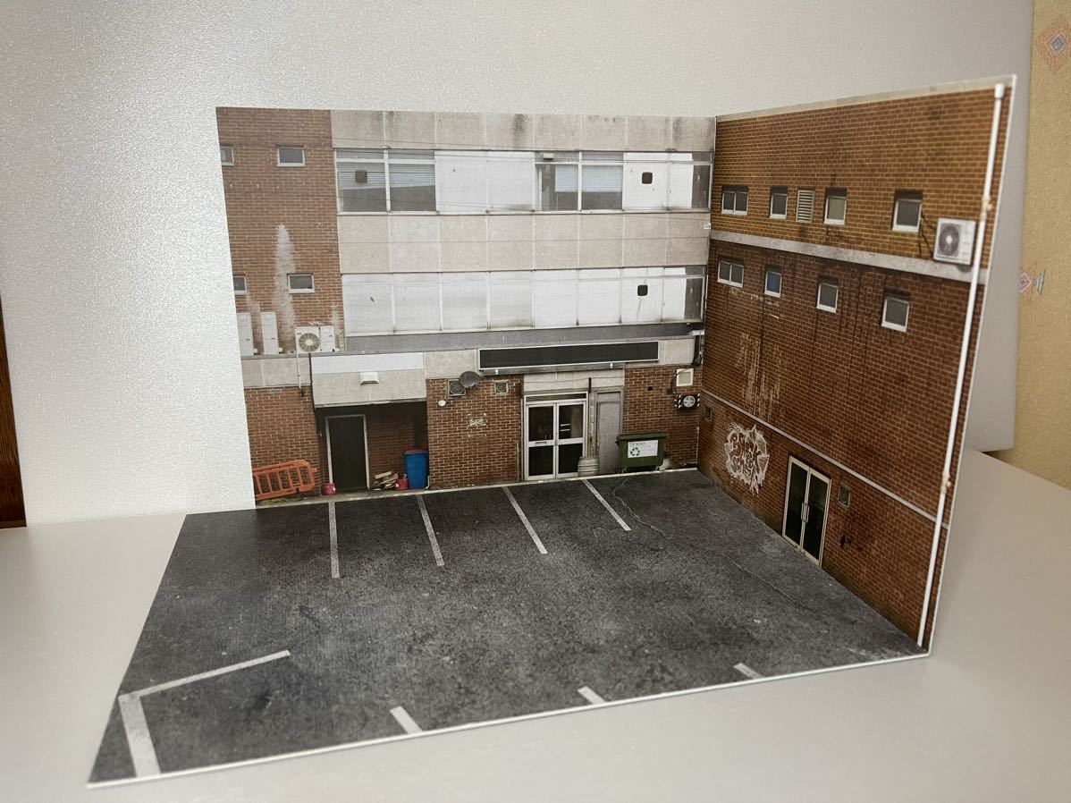 【激レア】1:43ミニカージオラマ背景3点セット