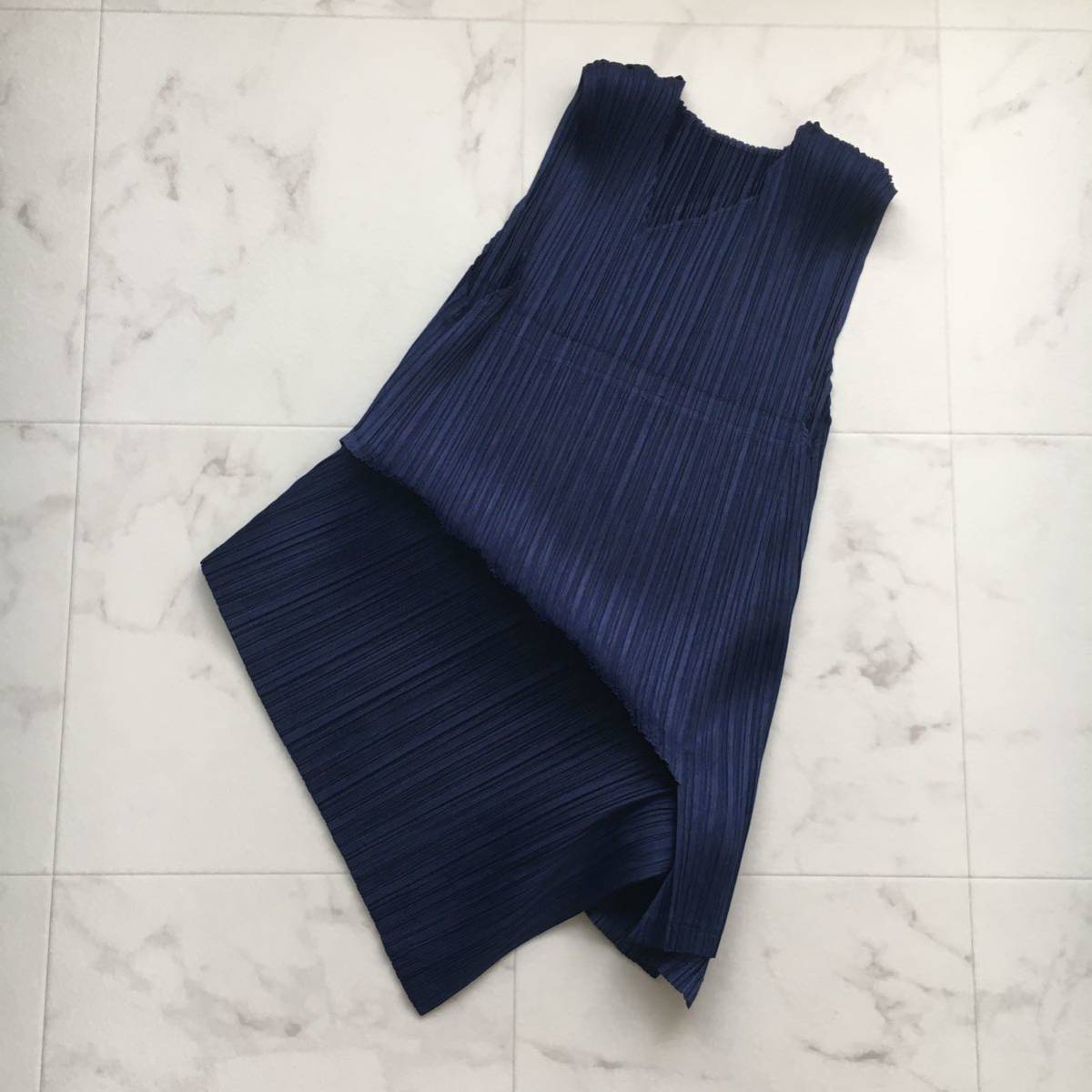 美品 PLEATS PLEASE プリーツプリーズ 変形 チュニック トップス 送料無料