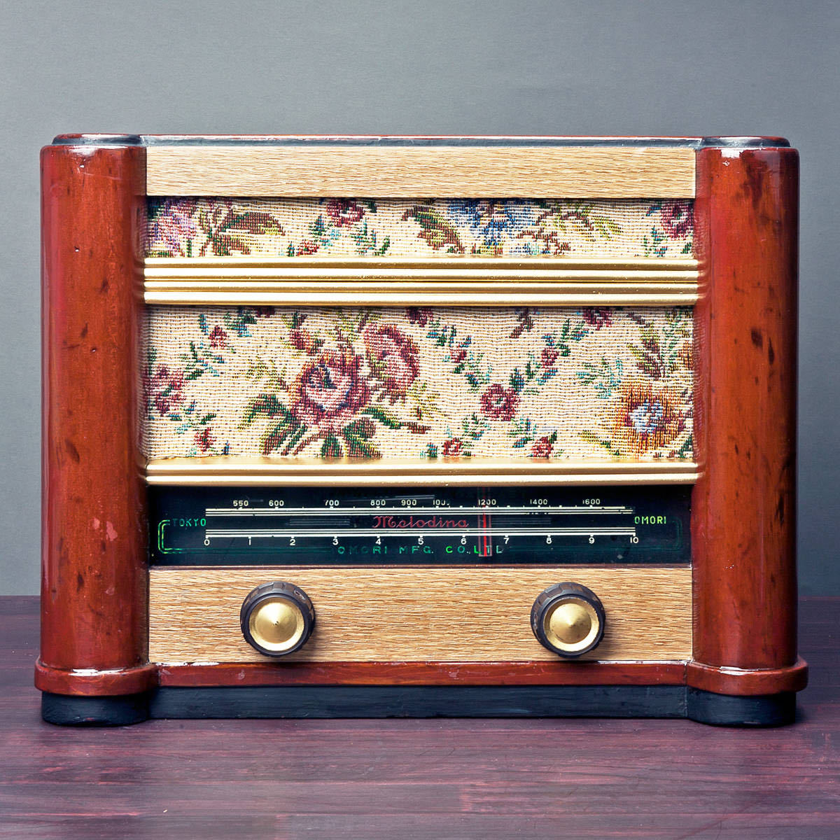 FMの聴ける真空管ラジオ ナショナルパナソニックRE-760 ジャンク FMの