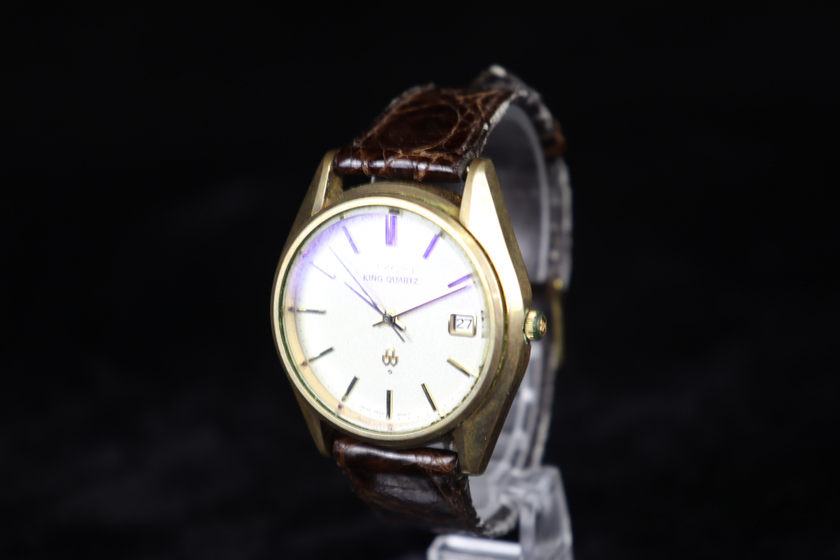 稼働品】SEIKO KING QUARTZ 4822-8000-G セイコー キングクォーツ 