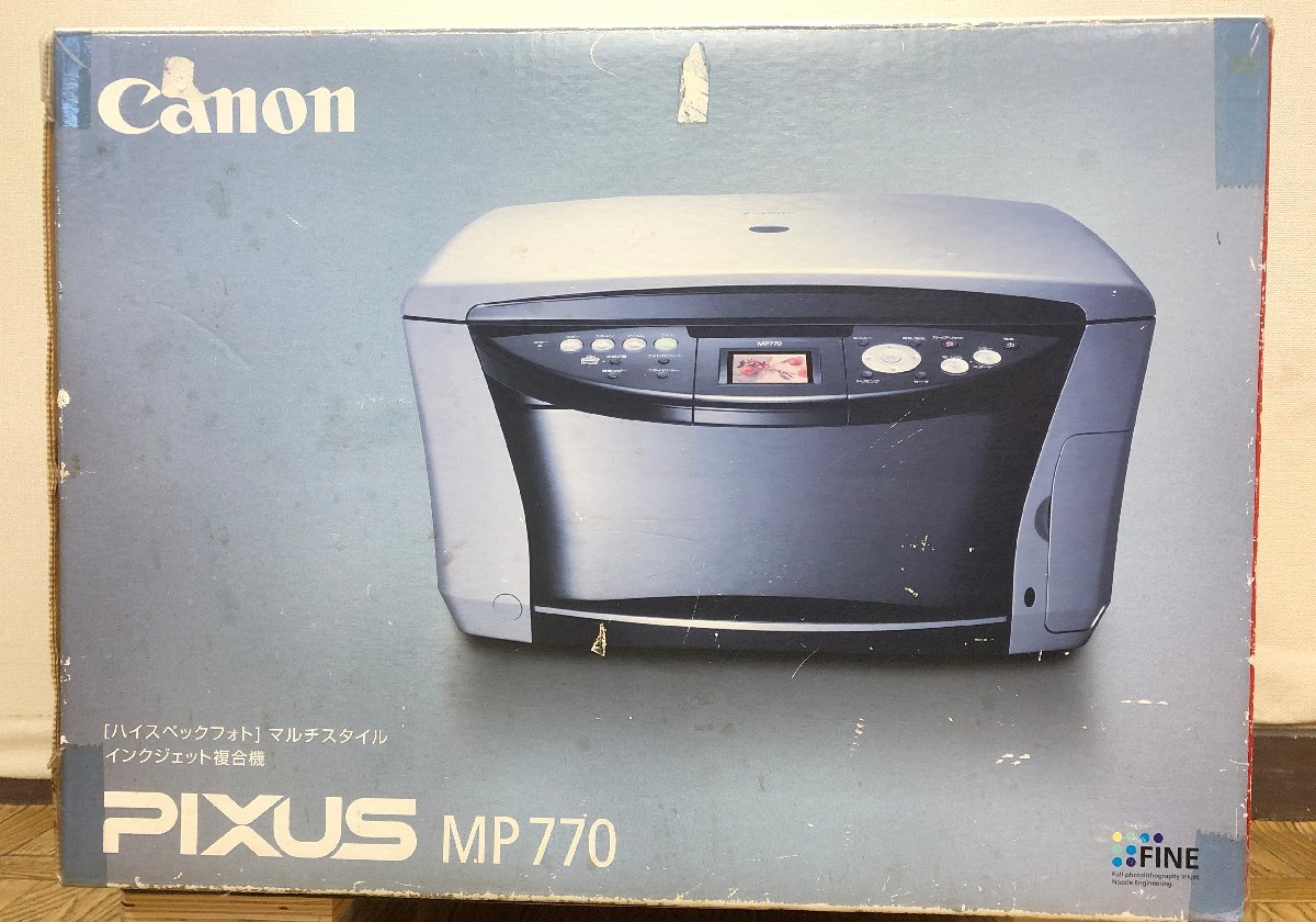 中古】「未使用品」Canon PIXUS MP770 PIXUS MP770 Canon キヤノン 箱