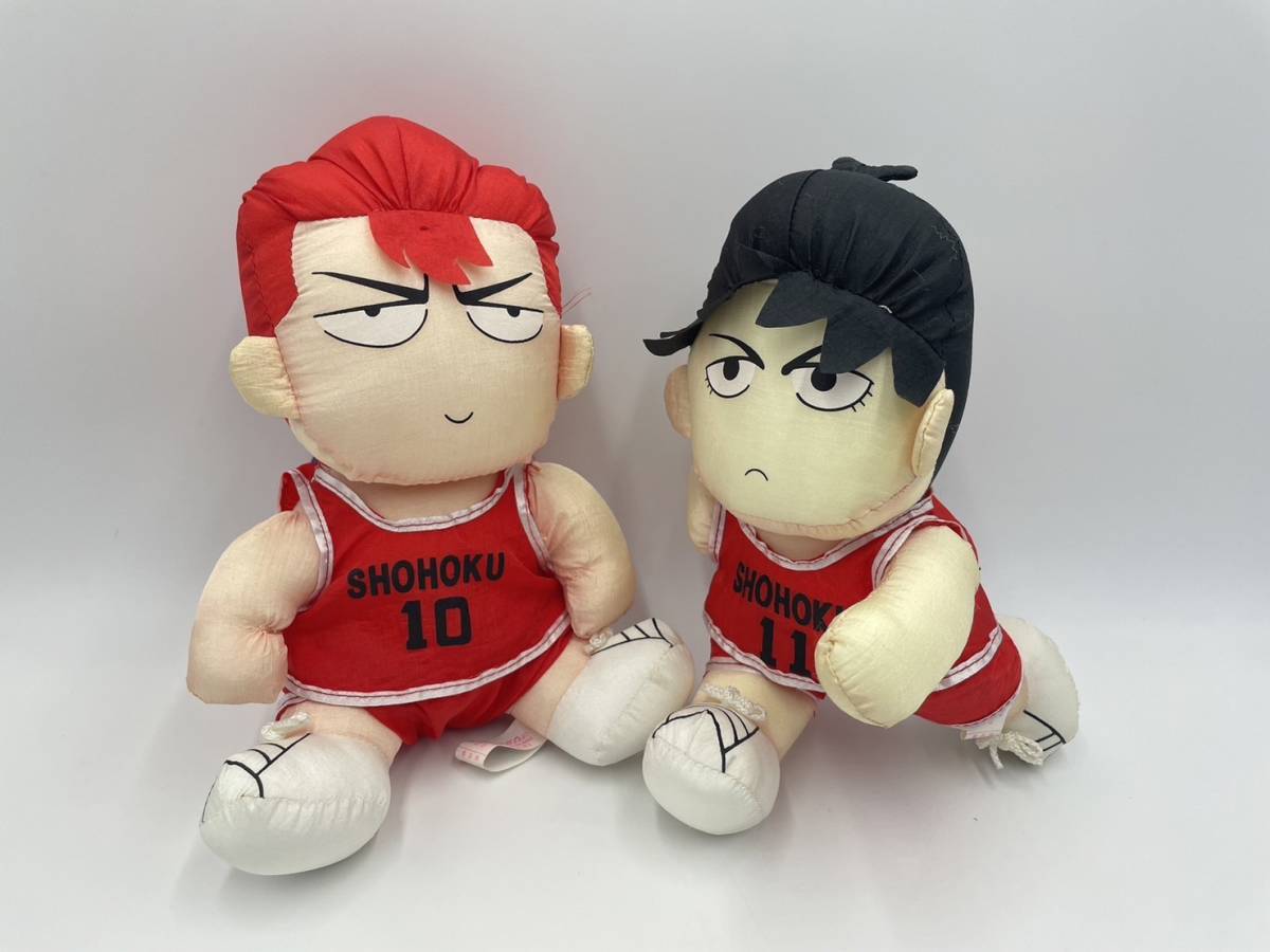 スラムダンク ぬいぐるみ 人形 桜木花道 流川楓 サプライ 景品 タグ