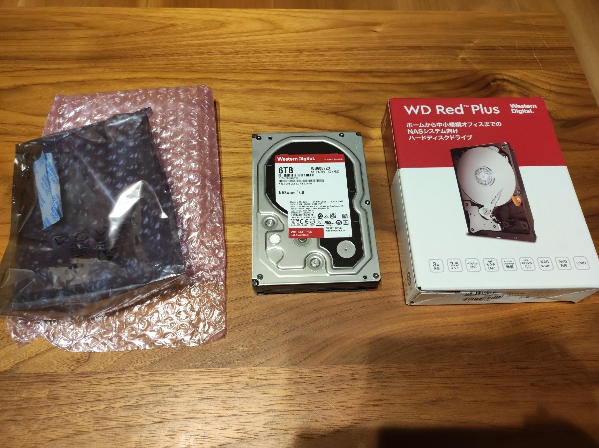 Western Digital WD60EFZX 6TB WD Red Plus 内蔵 コンピュータ 【公式
