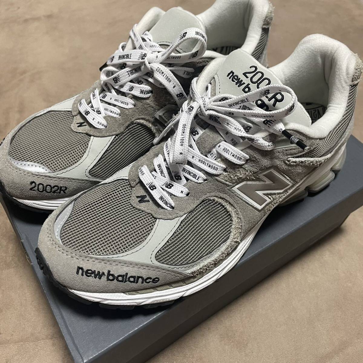 【27.5cm】 N.HOOLYWOOD × INVINCIBLE × NEW BALANCE ML2002RV エヌハリウッド インビンシブル ニューバランス コラボ スニーカー