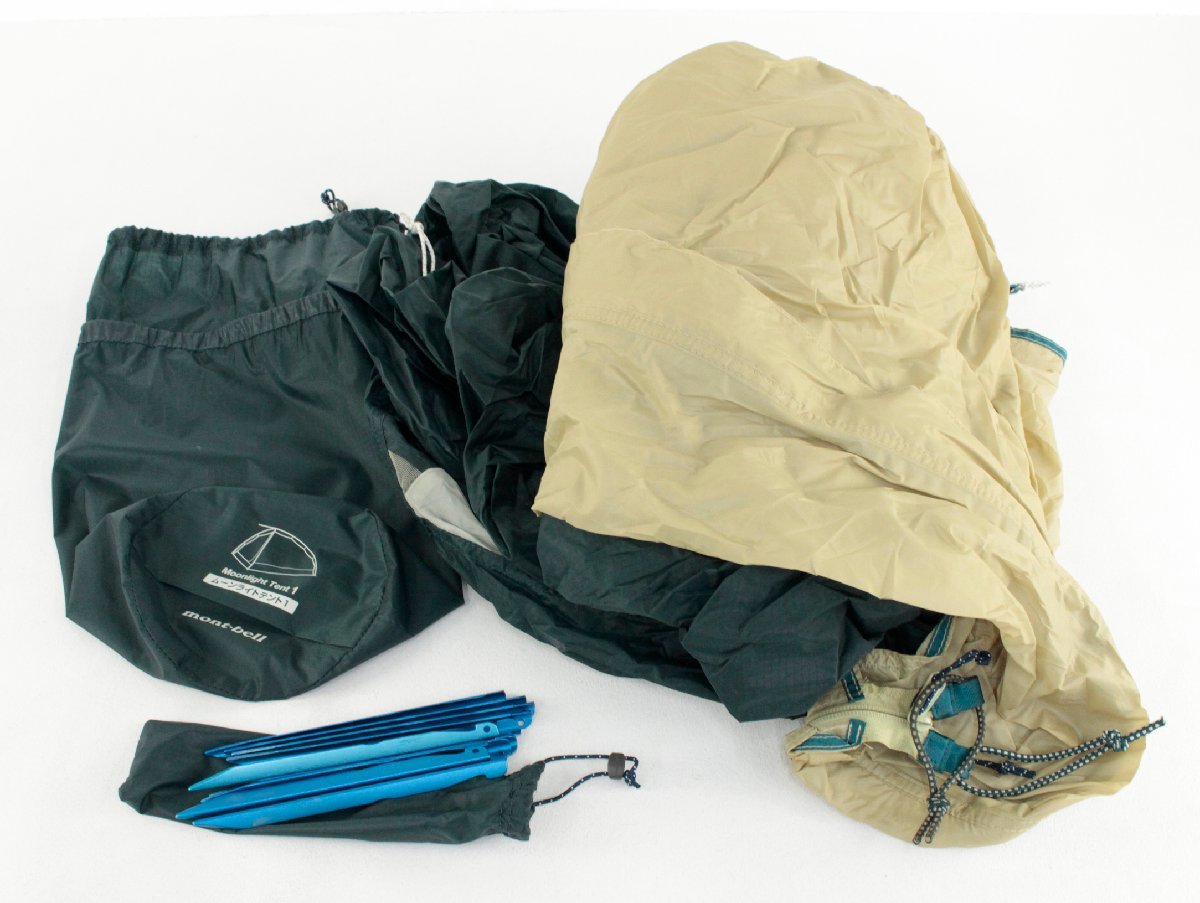 【中古・ジャンク品】モンベル mont-bell ムーンライトテント1 MOONLIGHT TENT1【ポール欠品/未検品】：