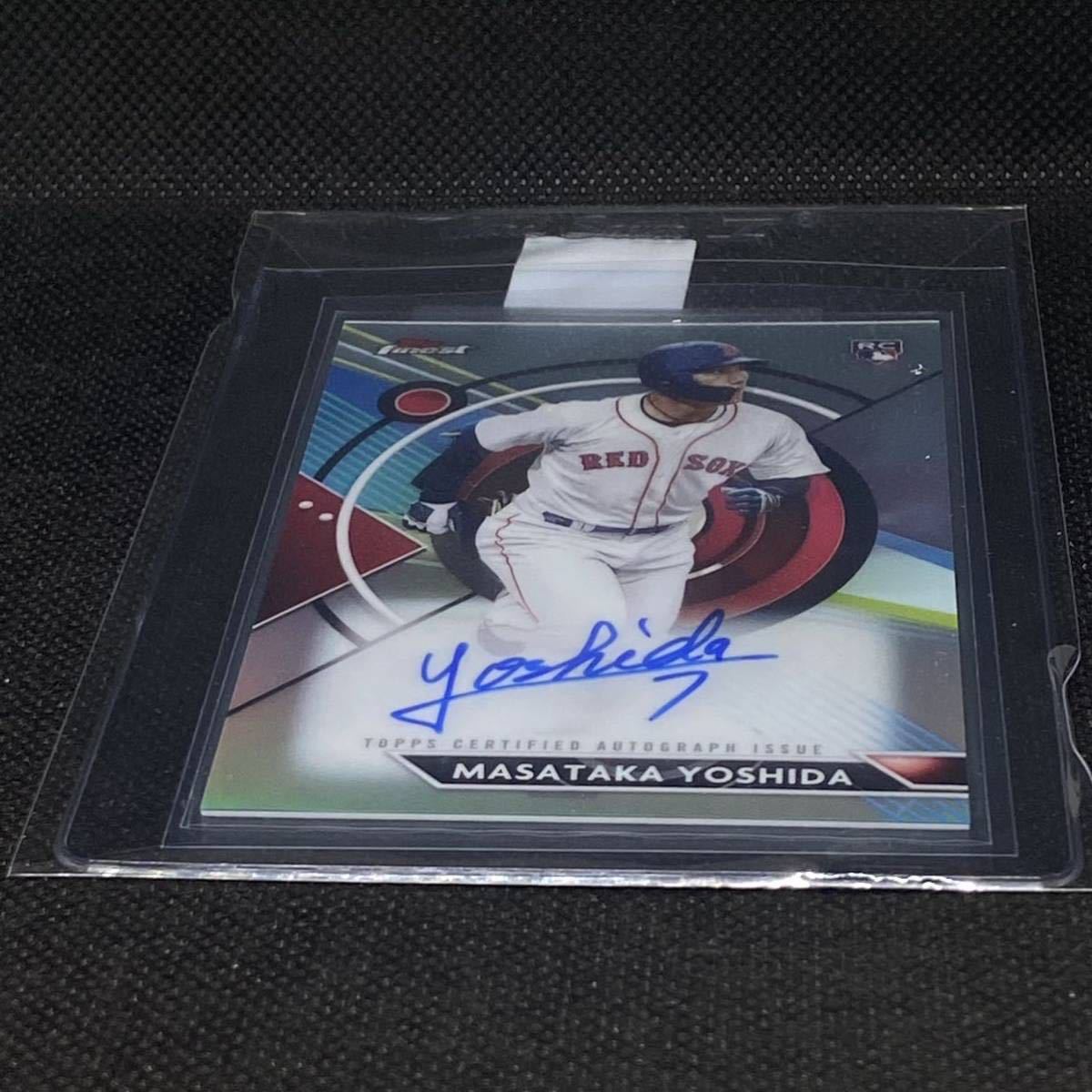 Topps Finest レッドソックス 吉田正尚 直筆サイン カード ルーキー 