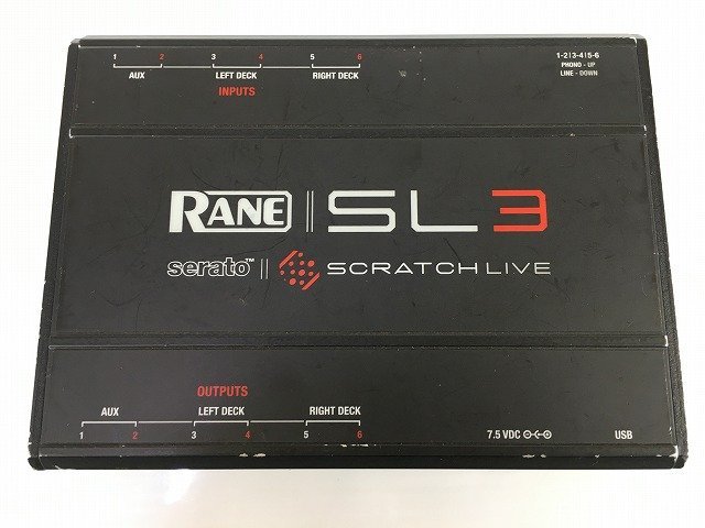 rhー RANE Scratch Live 3 SL3 菅100 Rane SL3 incl. 【公式通販】