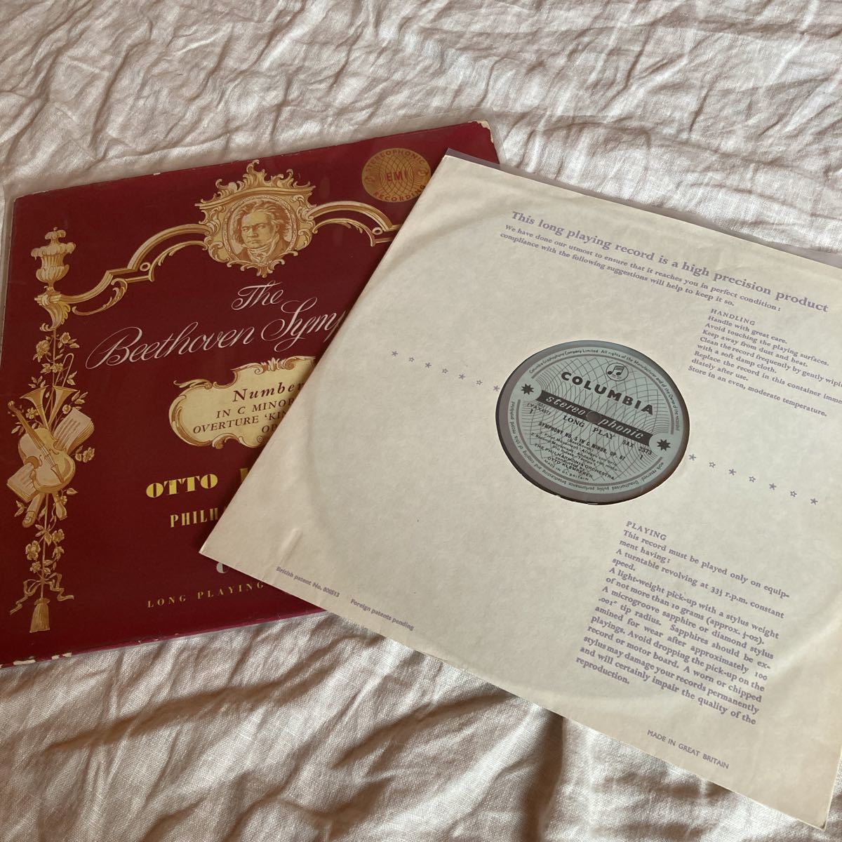 Columbia 最初期 EMI クレンペラー 英SAX 19068378;稀少！英COLUMBIA
