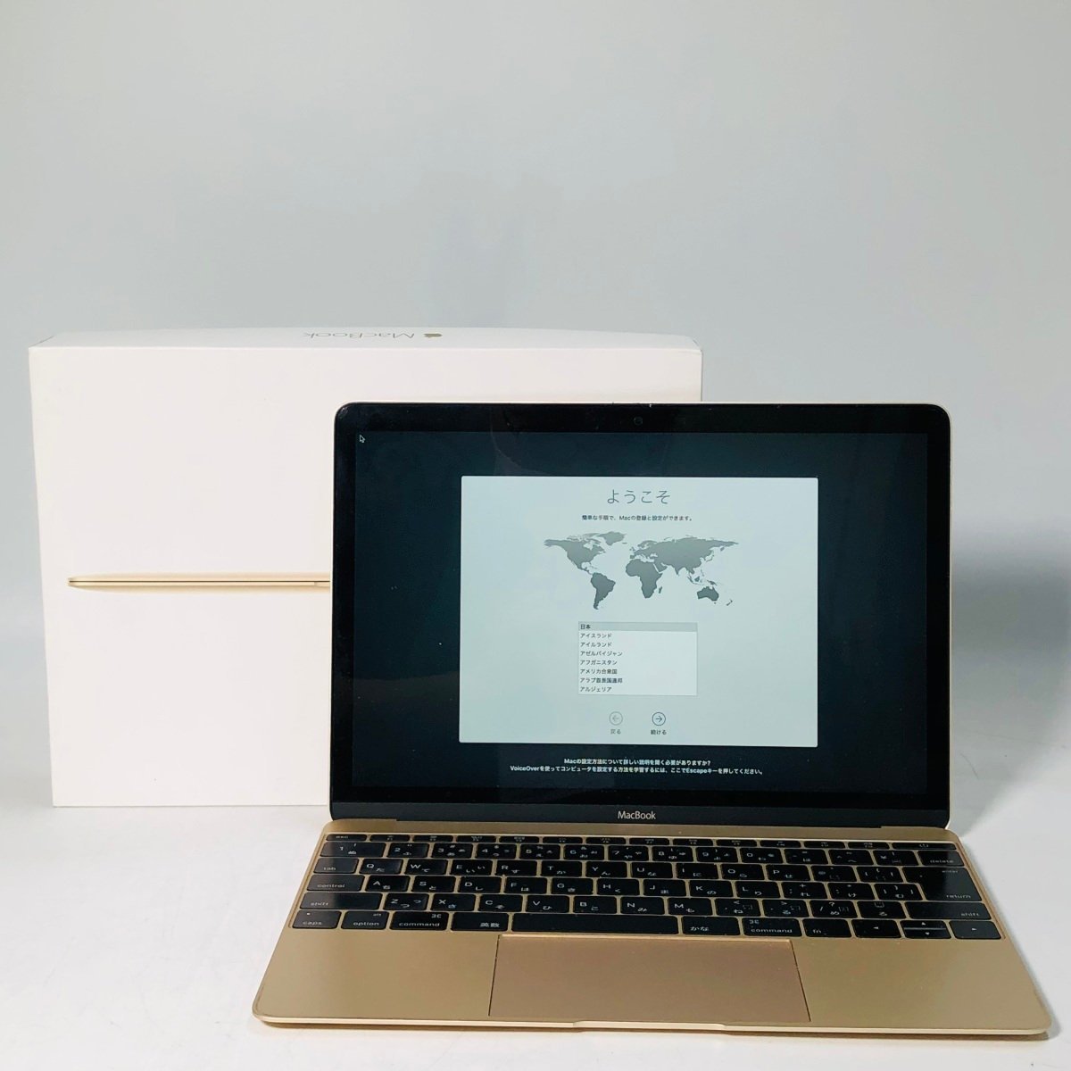 ジャンク MacBook 12インチ (Early 2016) Core m5 1.2GHz/8GB/SSD