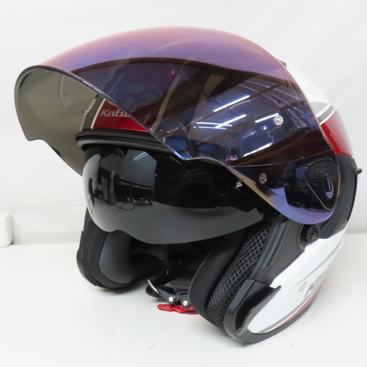 中古美品】【シールド2枚】OGK Kabuto オージーケーカブト EXCEED 