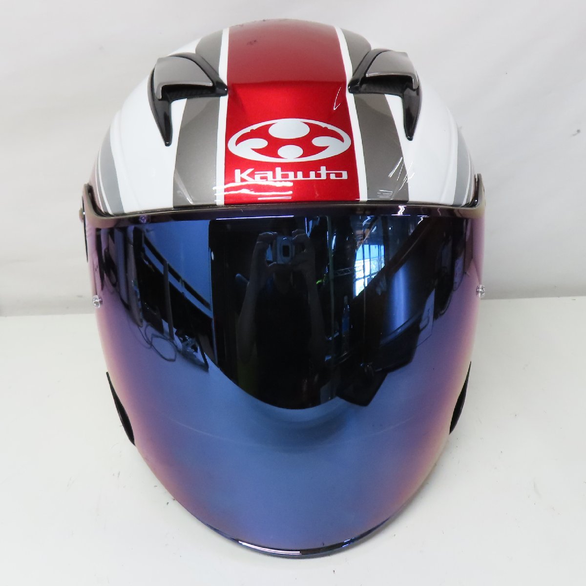 中古美品】【シールド2枚】OGK Kabuto オージーケーカブト EXCEED 