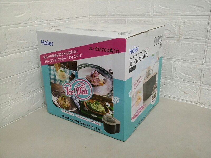 未使用品 Haier ハイアール アイスデリ JL-ICM700A フリージング クッカー JL-ICM700A(T) アイスメーカー アイスクリーム シャーベット