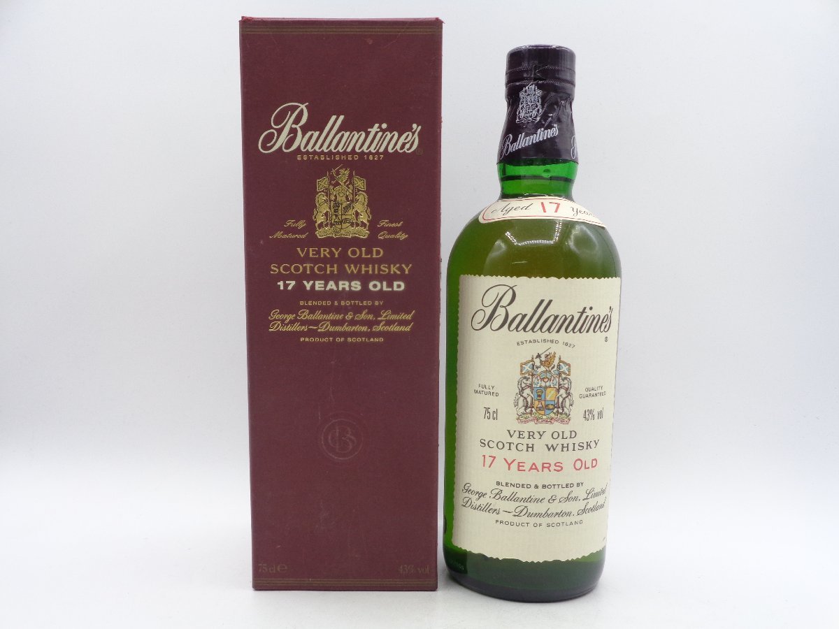 ＜未開封＞Ballantine's バランタイン ベリーオールド ウイスキー BALLANTINE'S 17年 VERY OLD バランタイン ベリー オールド スコッチ