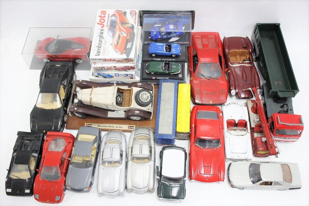 Bburago TAMIYA 他 メルセデスベンツ フェラーリ BMW 等 車両模型 玩具 セット まとめ ジャンク 7-E103/1/160