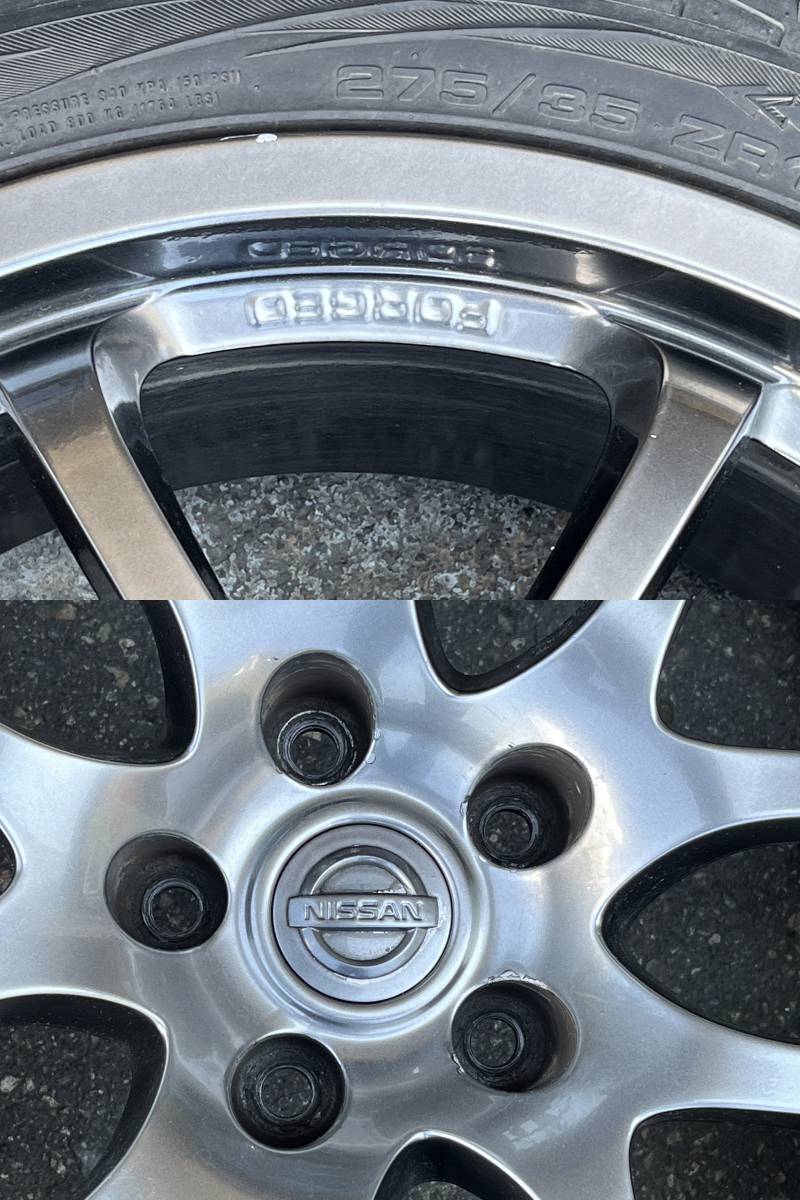 Z33 フェアレディZ 19インチ 鍛造 日産 RAYS 日産純正オプション