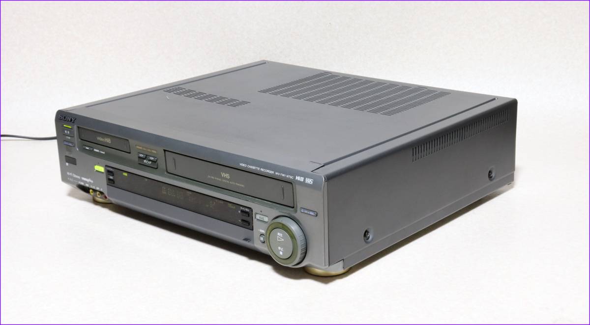 HOT，SALE】 SONY Hi8/VHS Wデッキ 【 WV-TW1 】保証付完動品