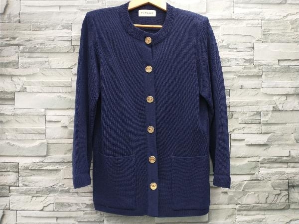 YVES SAINT LAURENT/イヴサンローラン/ニットジャケット/ノーカラー 