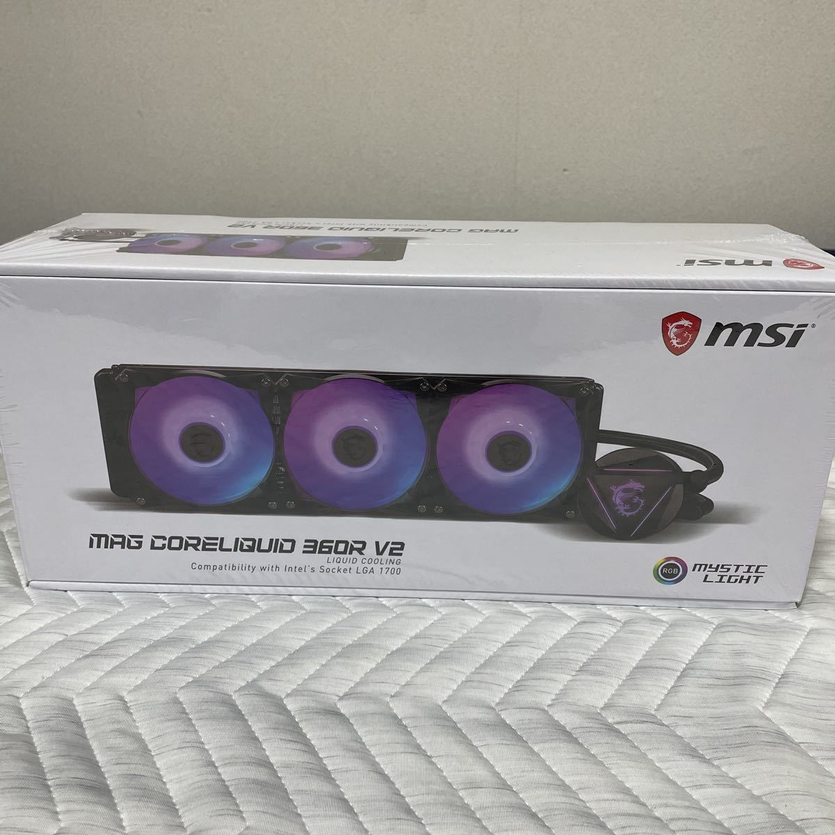 MSI MAG Core Liquid 360R V2 簡易水冷CPUクーラー LGA1700対応 FN1669 ブラック