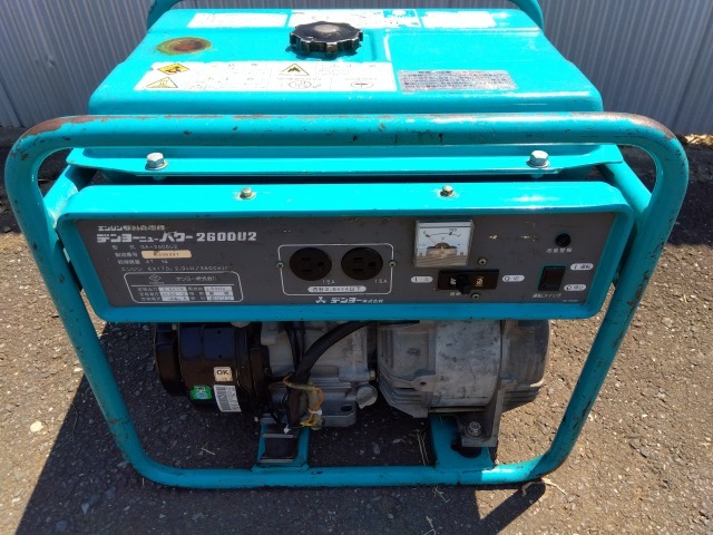 ★ 埼玉発　デンヨー　GA-2606U2　エンジン発電機　１００V　60HZ　26A ★