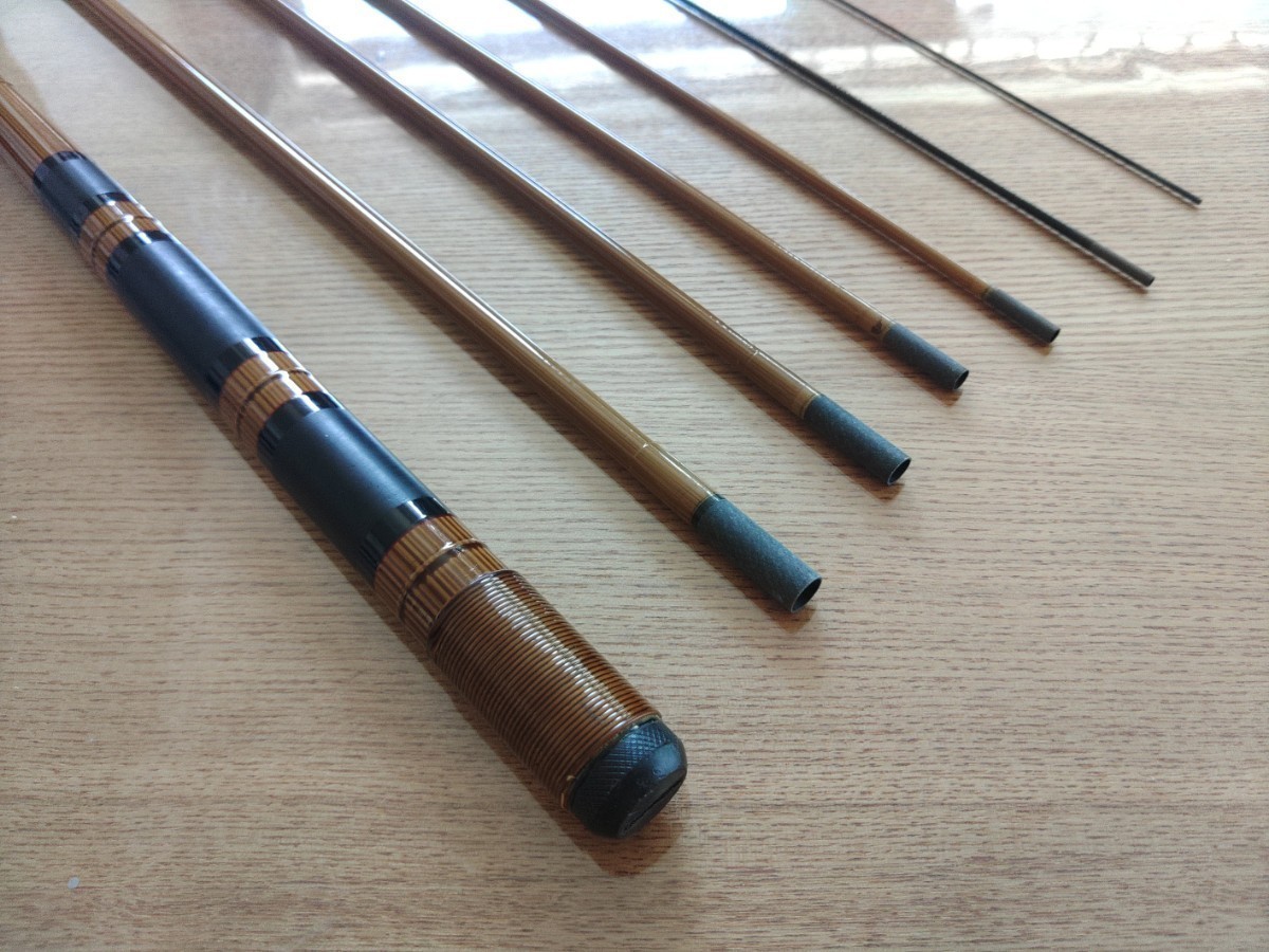 宇崎日新 精魂 楓 330 竹竿風 カーボンロッド オイカワ ヤマベ ハエ 