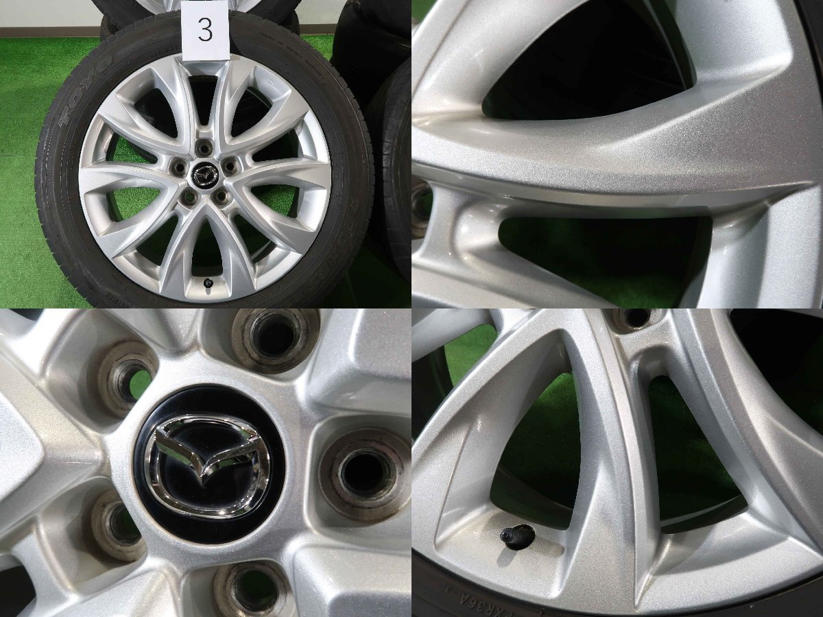 マツダ CX-5 純正 19インチ KE系 4本 タイヤ、ホイール 7J ホイールのみ +
