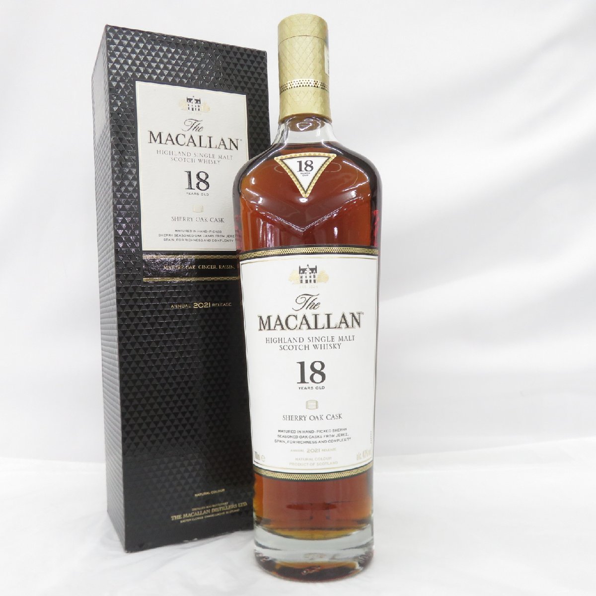 未開封マッカラン18年 700ml 43度 MACALLAN