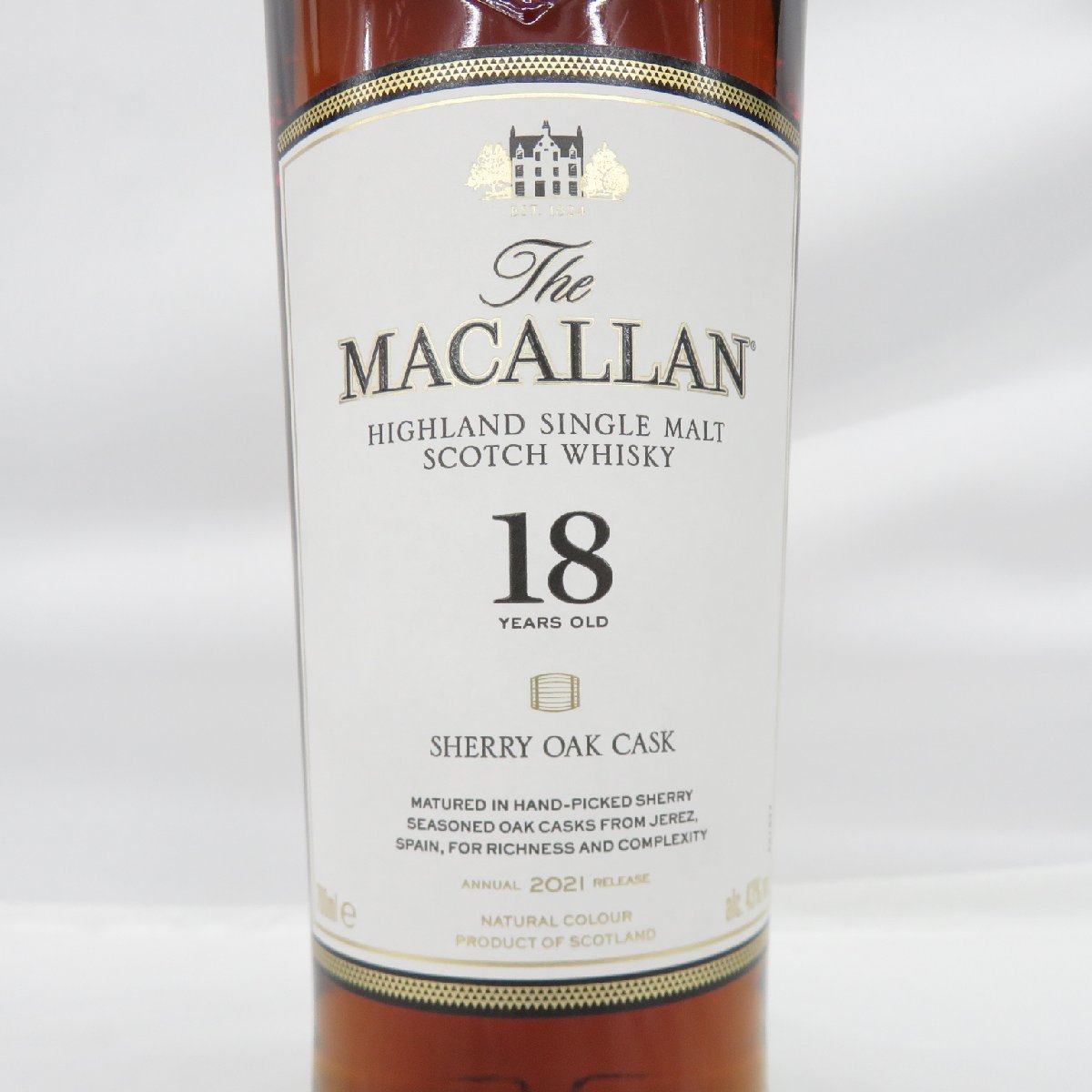 1円～【未開栓】The MACALLAN ザ・マッカラン 18年 2021 シェリー 