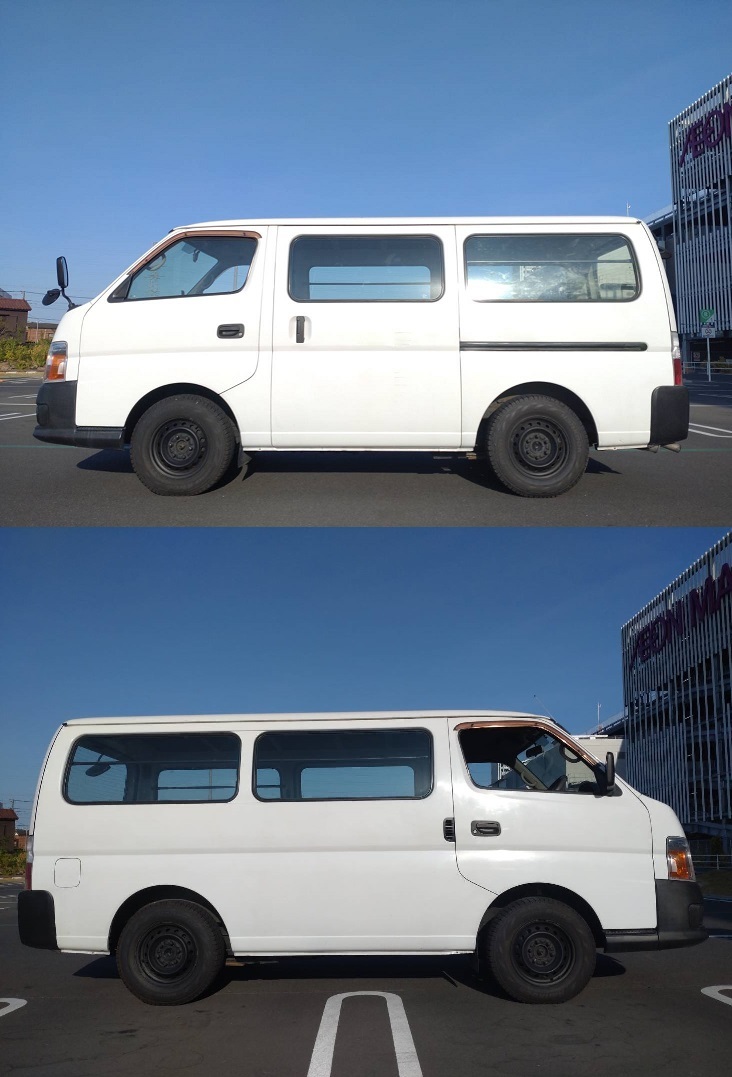 キャラバン Ｈ１８ ＧＸロング ターボ ４ＷＤ キーレス ナビ ＥＴＣ エンジンスターター 検Ｒ８/６ 諸経費0円!!平成18年式 キャラバン ディーゼルターボ DXロング 6人乗り