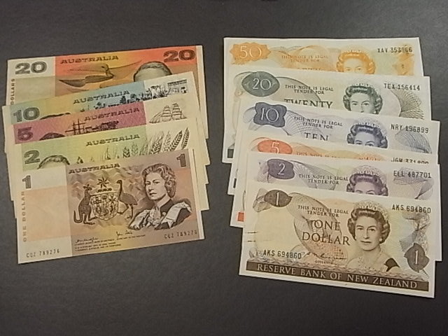 古め　★「オーストラリア・ニュージーランド」　紙幣　まとめて