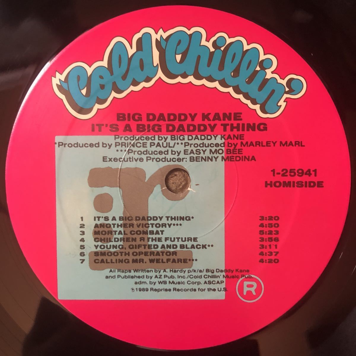 US盤/Orig/LP/Big Daddy Kane/It