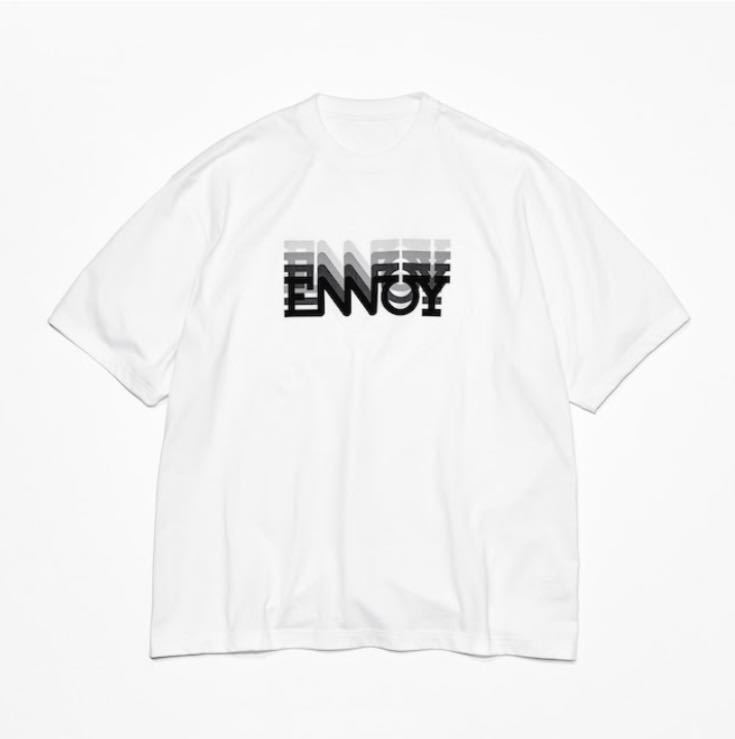 新品未開封 ENNOY ELECTRIC LOGO GRADATION SS TEE WHITE Mサイズ エンノイ スタイリスト私物
