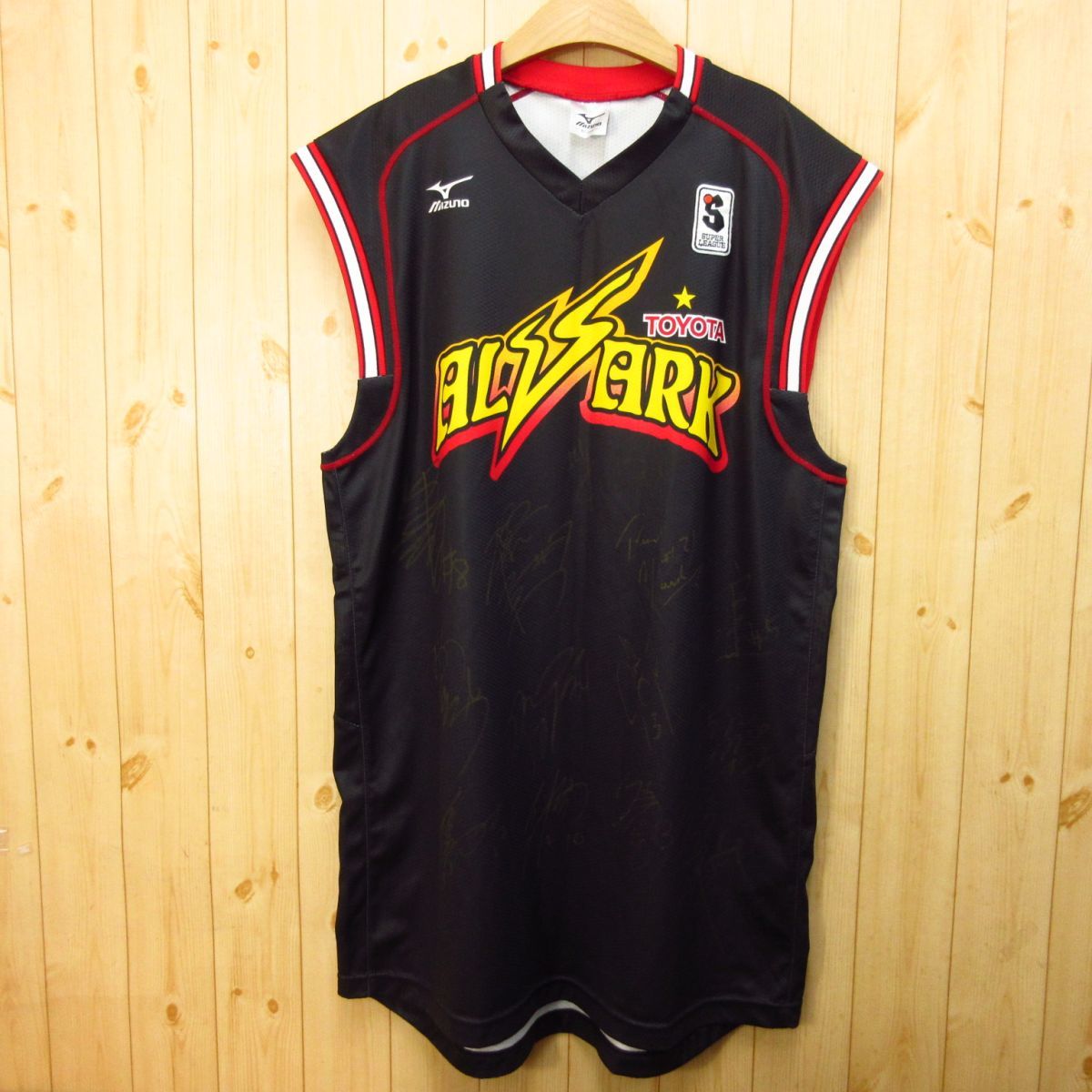 ミズノ アルバルク東京 ユニフォーム ◎美品 サイン入り！アルバルク東京 トヨタ MIZUNO ミズノ バスケ