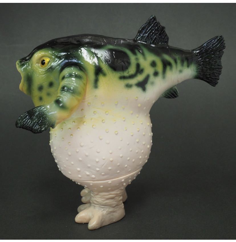 One up. x 寒河江弘 ご当地怪獣 フグラ 1st ヤモマーク塗装 ワンフェス