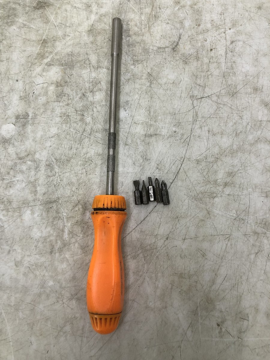 【中古品】snap-on ラチェットドライバ　ロングタイプ SSDMR8A　本品のみ　/　IT96YRXKVHI1　SC