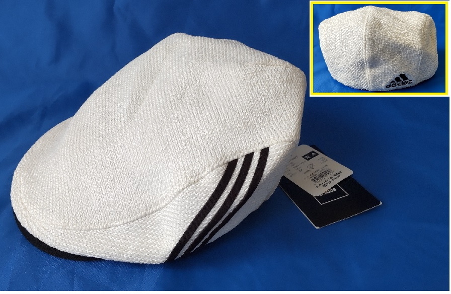 送料185円/匿名210円　新品タグ付　アディダス　テーラーメイドゴルフ　ハンチング　/*WS 3ストライプハンチング