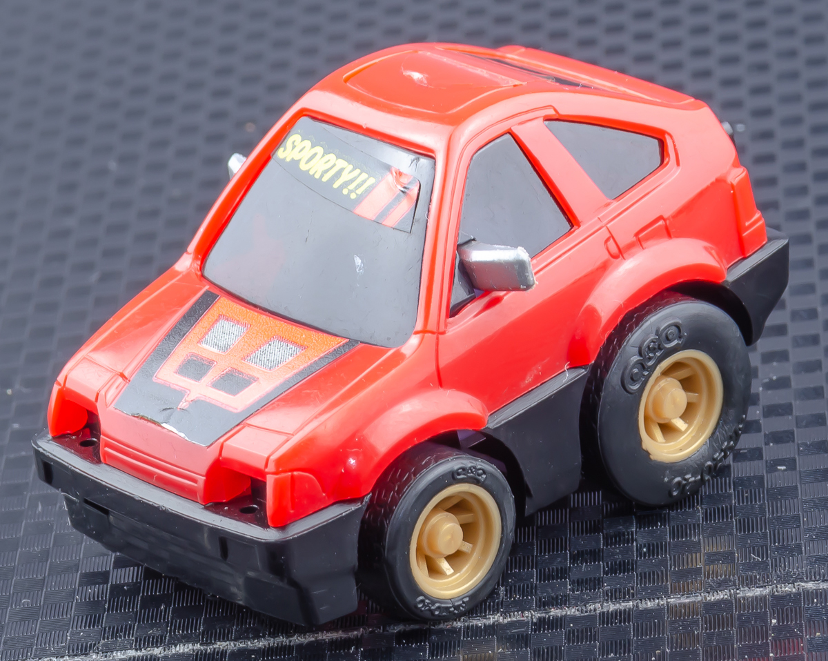 5台 日本製 チョロQ A-51 ホンダ CR-X レッド 初版 HONDA バラード