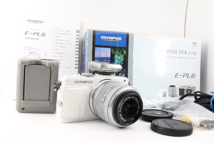 ☆訳あり極上品☆ OLYMPUS PEN LITE E-PL6 + M.ZUIKO DIGITAL 14-