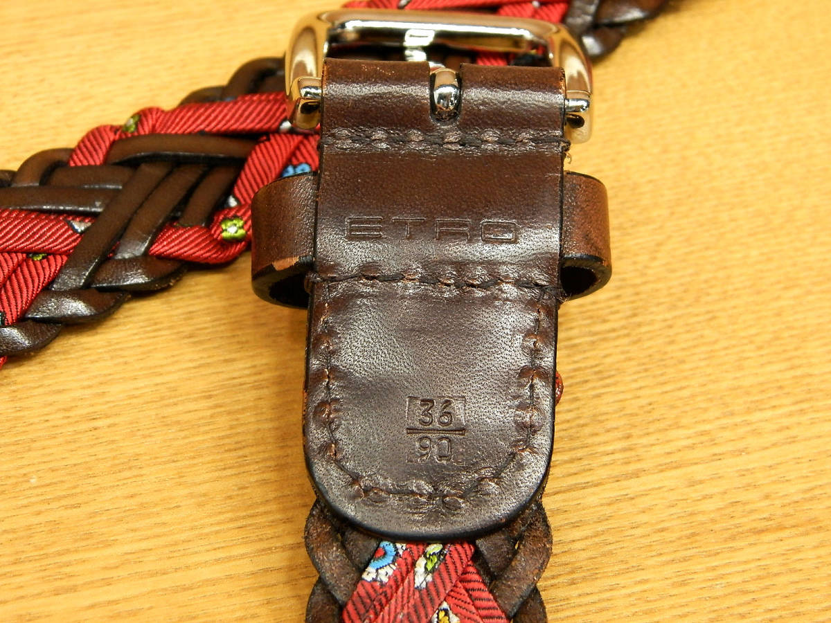 全国無料，大得価】 ☆ETROエトロのカラフルで個性的な編み込みメッシュ