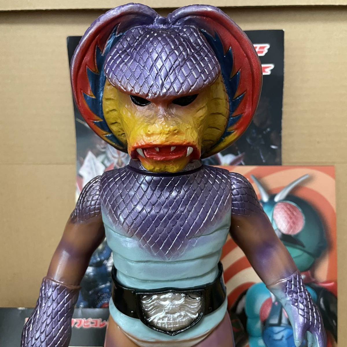 メディコム・トイ 東映レトロソフビコレクション 改造コブラ男 仮面ライダー 東映レトロソフビコレクション メディコムトイ 改造コブラ男