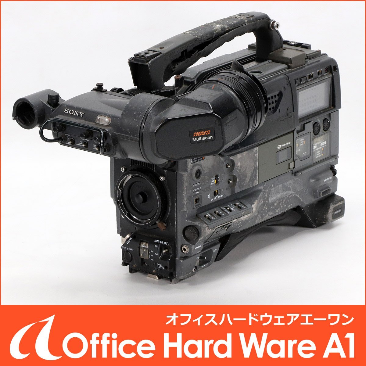 SONY HDCAMカムコーダー HDW-750 ビューファインダー HDVF-20A / 通電