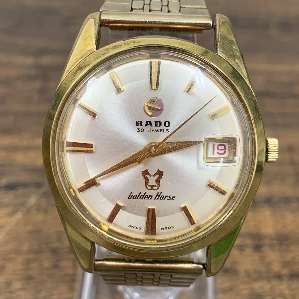 4662】1円～ RADO Golden Horse ラドー ゴールデンホース 30石 メンズ