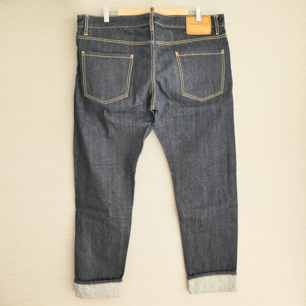 DSQUARED2 デニムパンツ 56 ロールアップ ビッグサイズ Cool guy jean ディースクエアード ブルー イタリア製 質屋 神戸つじの