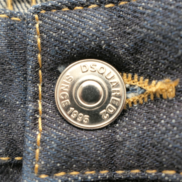 DSQUARED2 デニムパンツ 56 ロールアップ ビッグサイズ Cool guy jean ディースクエアード ブルー イタリア製 質屋 神戸つじの