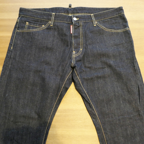 DSQUARED2 デニムパンツ 56 ロールアップ ビッグサイズ Cool guy jean ディースクエアード ブルー イタリア製 質屋 神戸つじの