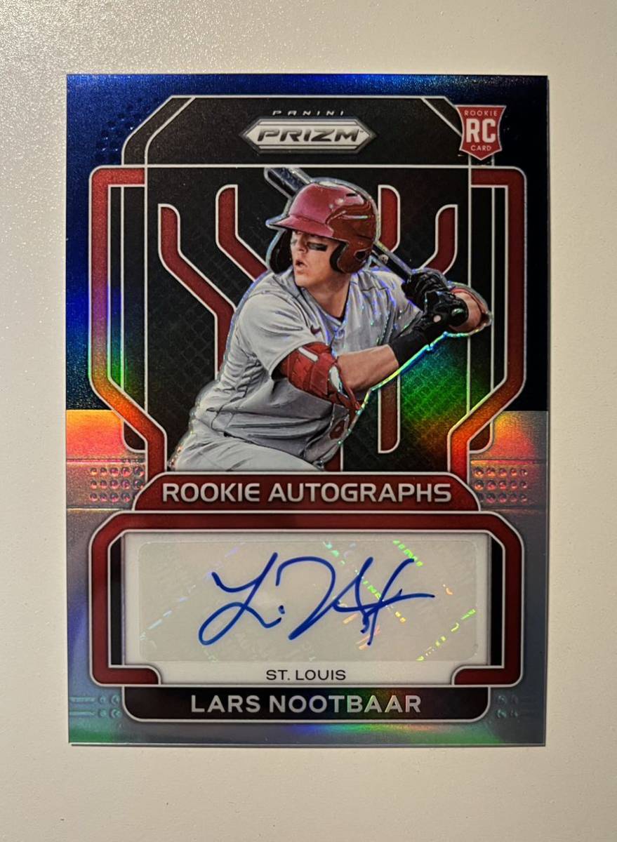 25枚限定 Lars Nootbaar Prizm RC Auto Blue Silver Autograph